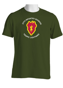 25th Infantry Division (CHEST) Cotton T-Shirt