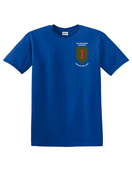 1st Infantry Division Cotton T-Shirt-(P)