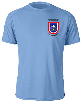 82nd Hqtrs & Hqtrs Battalion "Crest & Flash"  Moisture Wick Shirt (P)