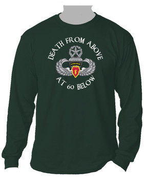 4th Brigade Combat Team (Airborne) Long-Sleeve Cotton Shirt -(FF)