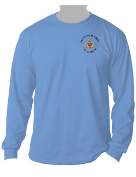 4th Brigade Combat Team (Airborne) w/ Ranger Tab Long-Sleeve Cotton Shirt -(P)