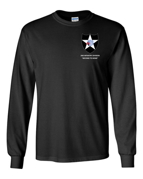 2nd Infantry Division Long-Sleeve Cotton Shirt -(P)