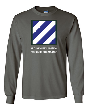 3rd Infantry Division Long-Sleeve Cotton Shirt -(FF)