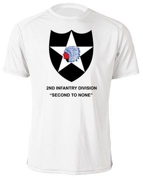 2nd Infantry Division Moisture Wick Shirt -(FF)
