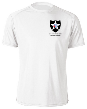 2nd Infantry Division Moisture Wick Shirt -(P)