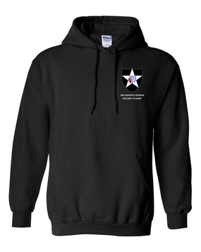 2nd Infantry Division Embroidered Hooded Sweatshirt