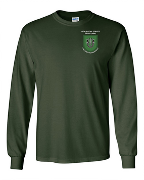 10th Special Forces Group Long-Sleeve Cotton Shirt