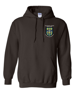 12th Special Forces Group  Embroidered Hooded Sweatshirt