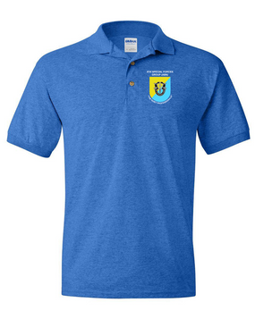 8th Special Forces Group Embroidered Cotton Polo Shirt