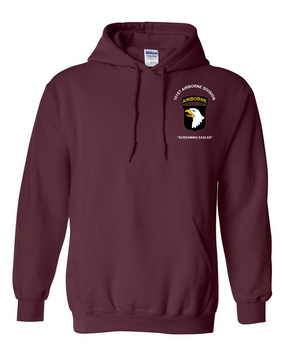 101st Airborne Division Embroidered Hooded Sweatshirt