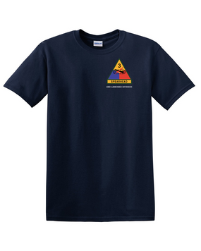 3rd Armored Division  (Pocket) Cotton T-Shirt