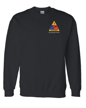 3rd Armored Division Embroidered Sweatshirt