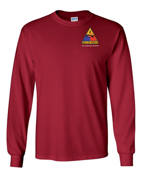 2nd Armored Division (Pocket)- Long-Sleeve Cotton Shirt