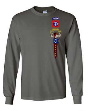 504th PIR Guidon - Long-Sleeve Cotton Shirt