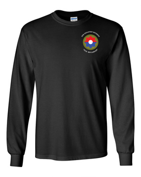 9th Infantry Division Long-Sleeve Cotton Shirt (Pocket)