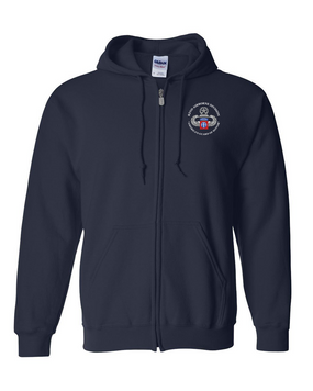 America's Guard of Honor Embroidered Hooded Sweatshirt with Zipper