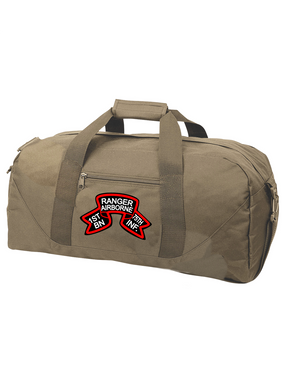 1/75th Ranger Battalion Original Scroll Embroidered Duffel Bag