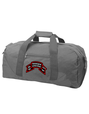 2/75th Ranger Battalion Original Scroll Embroidered Duffel Bag