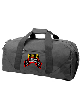 2/75th Ranger Battalion Original Scroll w/ Ranger Tab Embroidered Duffel Bag