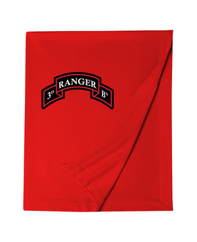 3/75th Ranger Battalion Embroidered Dryblend Stadium Blanket