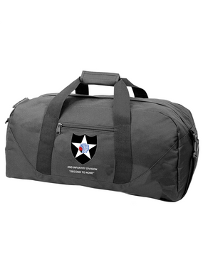 2nd Infantry Division Embroidered Duffel Bag