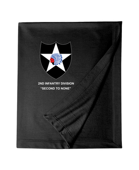 2nd Infantry Division Embroidered Dryblend Stadium Blanket