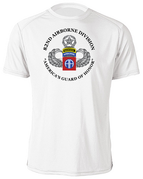 America's Guard of Honor w/ Ranger Tab Moisture Wick Shirt -(Chest)