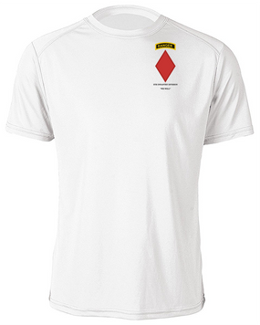 5th Infantry Division w/ Ranger Tab Moisture Wick Shirt -(Pocket)