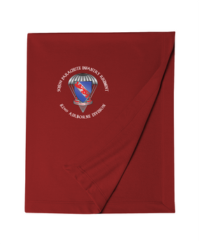 508th Parachute Infantry Regiment (Parachute) Embroidered Dryblend Stadium Blanket