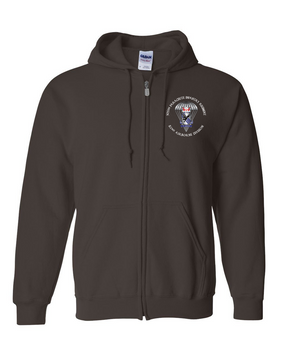 505th PIR Embroidered Hooded Sweatshirt with Zipper
