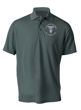 325th AIR Embroidered Moisture Wick Polo