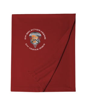 82nd Signal Battalion Embroidered Dryblend Stadium Blanket