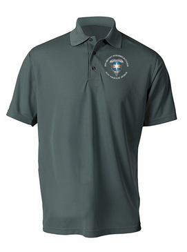 313th MI Battalion Embroidered Moisture Wick Polo