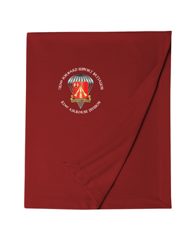 782nd Maintenance Battalion Embroidered Dryblend Stadium Blanket