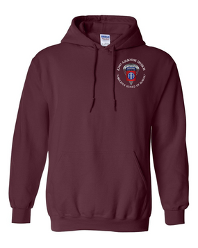 82nd Airborne Division (Parachute) Embroidered Hooded Sweatshirt
