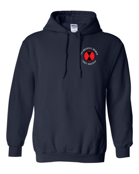 7th Infantry Division Embroidered Hooded Sweatshirt (C)