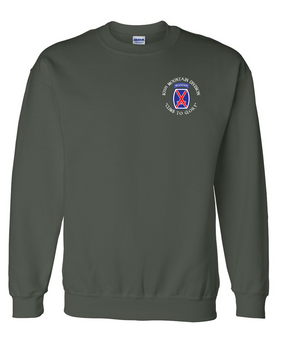 10th Mountain Division Embroidered Sweatshirt
