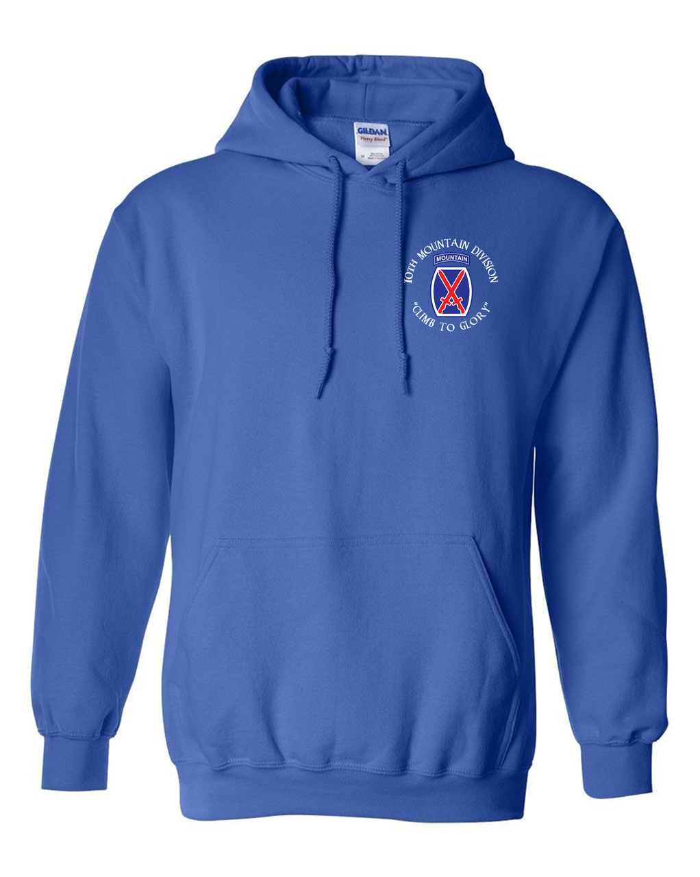 10th Mountain Division Embroidered Hooded Sweatshirt