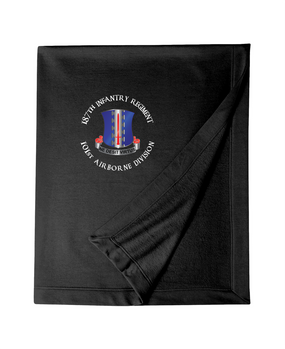 187th Regimental Combat Team Embroidered Dryblend Stadium Blanket