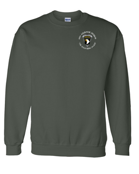 101st Airborne Division Embroidered Sweatshirt  (C)