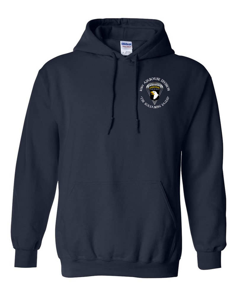 101st Airborne Division Embroidered Hooded Sweatshirt