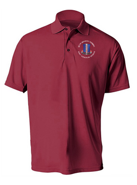 187th Regimental Combat Team Embroidered Moisture Wick Polo