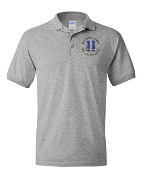 187th Regimental Combat Team Embroidered Cotton Polo Shirt