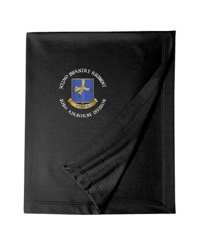 502nd Parachute Infantry Regiment Embroidered Dryblend Stadium Blanket