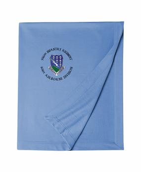 506th Parachute Infantry Regiment Embroidered Dryblend Stadium Blanket