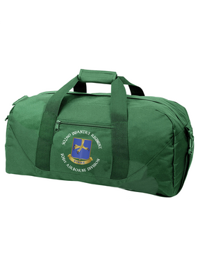502nd Parachute Infantry Regiment Embroidered Duffel Bag