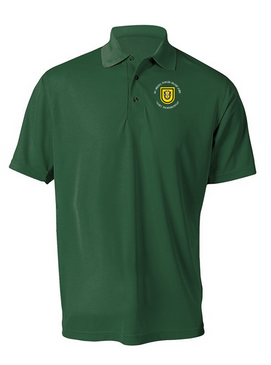 1st Special Forces Group Embroidered Moisture Wick Polo (C)