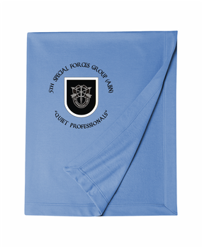 5th Special Forces Group V1 Embroidered Dryblend Stadium Blanket