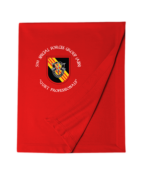 5th Special Forces Group V2 Embroidered Dryblend Stadium Blanket