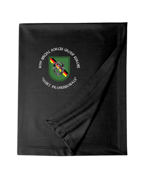 10th Special Forces Group (Europe)  Embroidered Dryblend Stadium Blanket